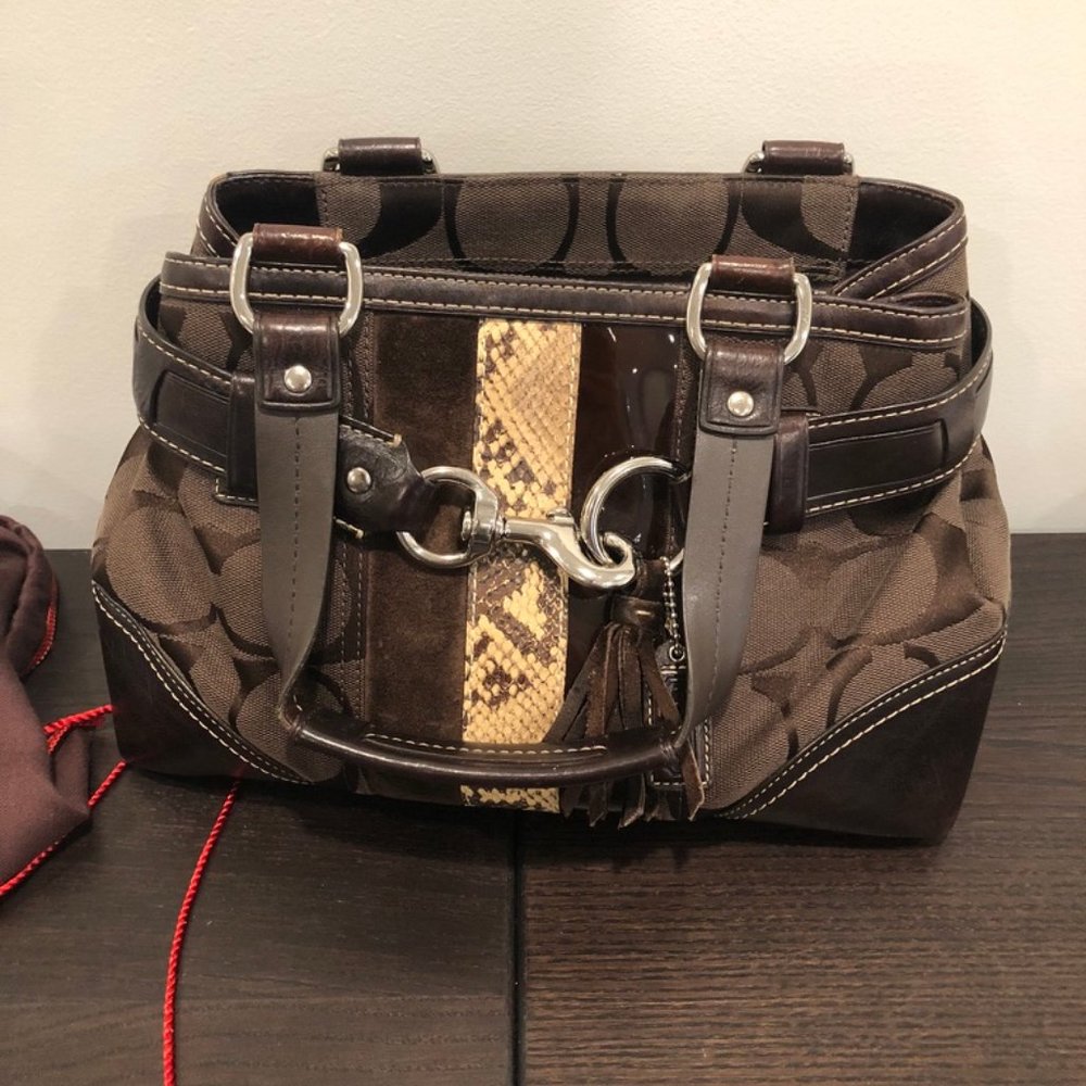 Coach Signature Python - No E06q - New/Never Used - image 1